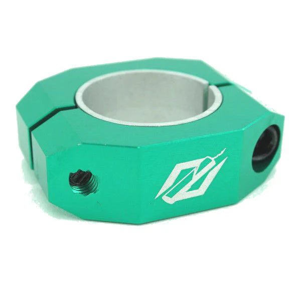 TNT Bicycles Double-Bolt BMX Seat Post Clamp - 31.8mm (1-1/4") & 28.6mm (1-1/8") - Green