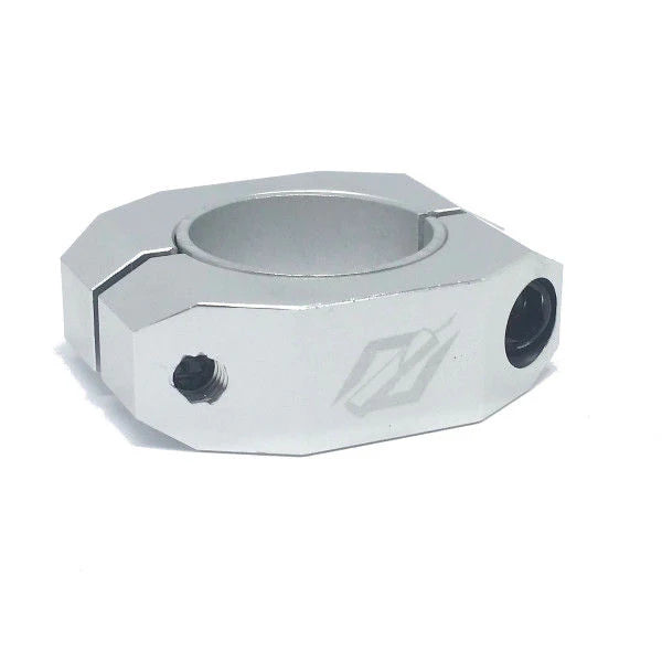 TNT Bicycles Double-Bolt BMX Seat Post Clamp - 31.8mm (1-1/4") & 28.6mm (1-1/8") - Silver