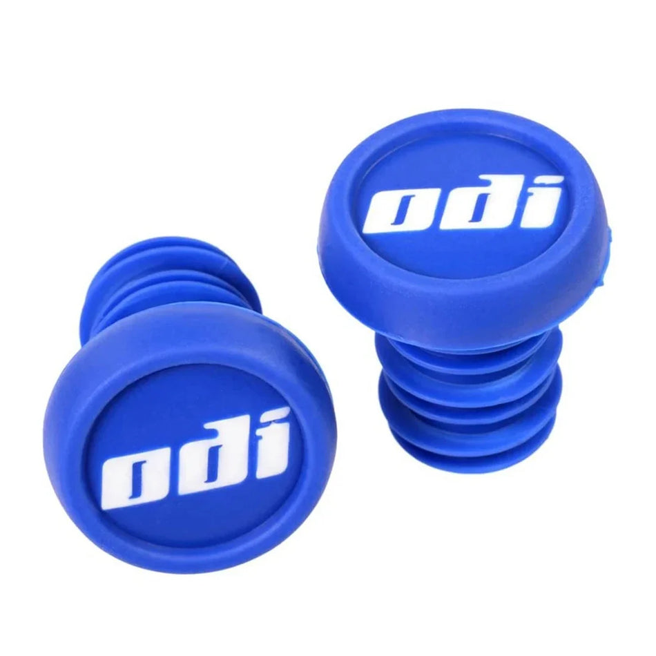 ODI Nylon Push-In Bar End Plugs - Blue