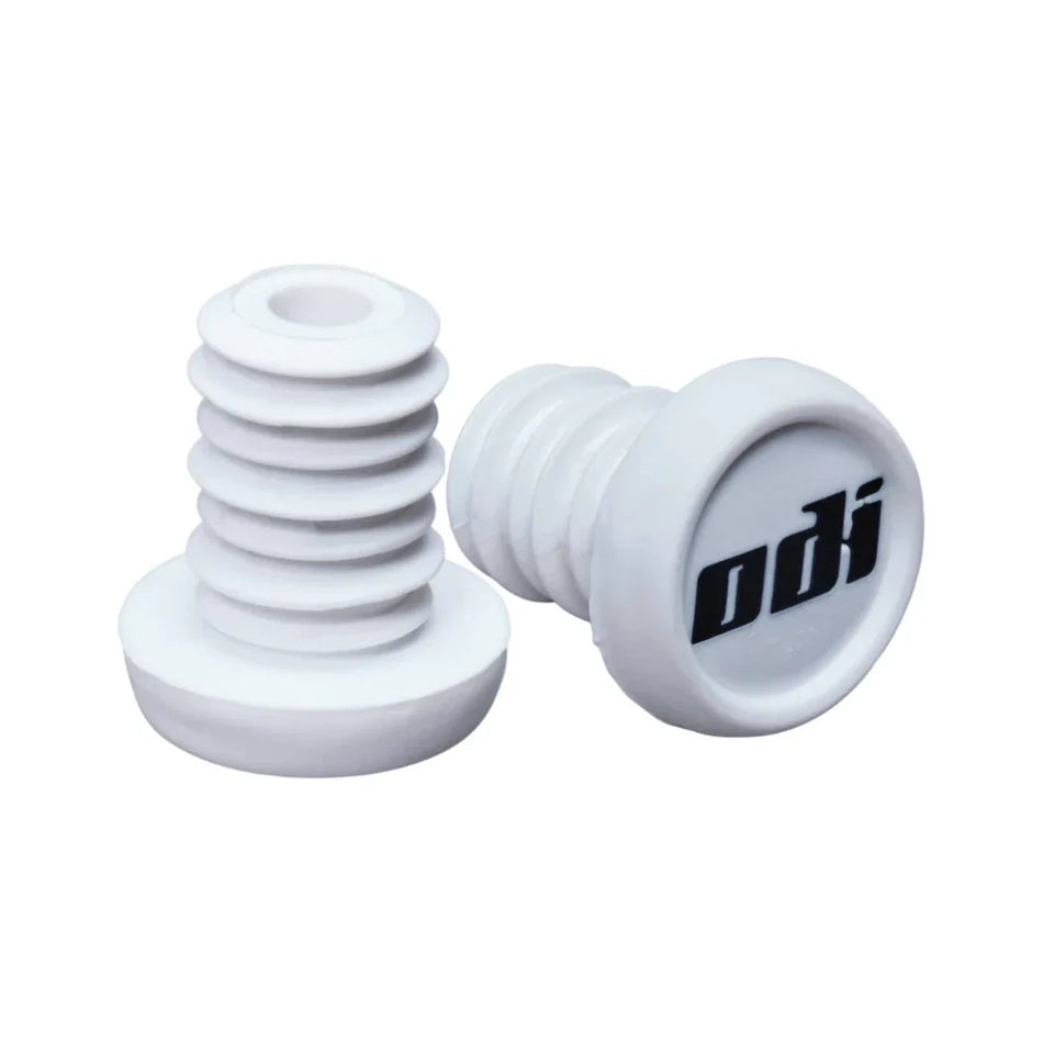 ODI Nylon Push-In Bar End Plugs - White